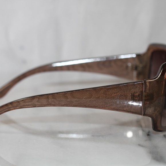 Brown Snakeskin Sunglasses